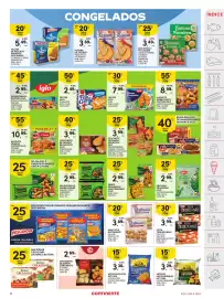Folheto Continente semana 34 Página 31: Batatas palitos mc cain golden long €3,36, Crocantes de frango iglo €3,99