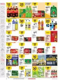 Folheto Continente semana 34 Página 36: Cerveja c/ alcool super bock mini €9,99, Cerveja c/ álcool sagres €7,99
