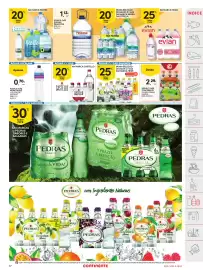Folheto Continente semana 34 Página 37: Fastio serra do geres, Água c/ gás continente ananás/manga laranja €2,29