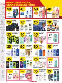 Folheto Continente semana 34 Página 42: Miss soleil da marca bic, Dove loções, boiões e cremes de mãos