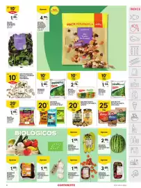Folheto Continente semana 34 Página 9: Salada da família vitacress €2,78, Espinafre vitacress €1,86
