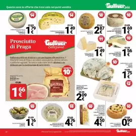 Volantino Supermercati Gulliver Pagina 24: Formaggio Carlomagno €1,69, Formaggio original Leerdammer €1,49