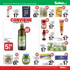 Volantino Supermercati Gulliver Pagina 30: Riso bell'insalata Flora €1,99, Fagiolini italiani Valfrutta €1,19