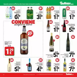 Volantino Supermercati Gulliver Pagina 32: Estathé Zero Limone/Pesca Ferrero €1,49, Etna Rosso Doc Sicilia Illustrata €5,99