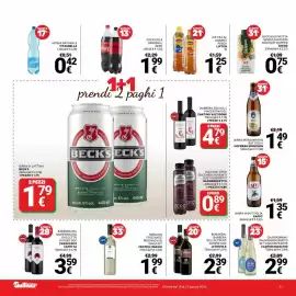 Volantino Supermercati Gulliver Pagina 7: Birra in bottiglia Raffo €1,35, Birra münchner in bottiglia Hofbräu München €1,49