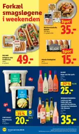 Lidl tilbudsavis Side 2: Dulano grillpølser eller frankfurtere €49,00, Poussin marineret butterfly poussin €35,00