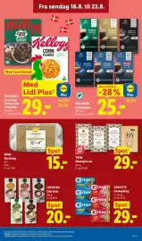 Lidl tilbudsavis Side 21: Them Økologisk ost €29,00, Dava skrabeæg €15,00