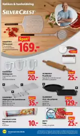 Lidl tilbudsavis Side 38: Silvercrest pizza- eller grillpande €129,00, Silvercrest afkølingsrist eller bordskånersæt €35,00