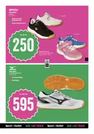 Sport Outlet kundeavis uke 34 Side 7: Sway hallsko €250,00, Mizuno hallsko cyclone speed 5(u) €595,00