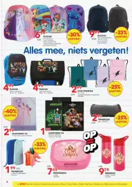 Yess folder Pagina 2: Rugzak €6,99, Rugzak €9,99