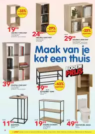 Yess folder Pagina 8: Toiletmeubel abana €49,99, Houten 3-vaks kast €24,99