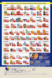 Tabloide Boa Supermercados Página 2: Queijo mussarela porto alegre fat.150g €9,49, Cerveja amstel lt €2,59