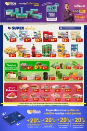 Tabloide Boa Supermercados Página 1: Cerv heineken €3,99, Refrig.coca cola trad.pet 1l €6,29
