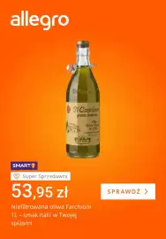 Allegro gazetka tydzień 34 Strona 3: Oliwa z oliwek niefiltrowana Farchioni Il Casolare €53,95