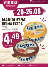 EMMA market gazetka | Market Strona 1: Margaryna Delma Extra o smaku wiejskiego masełka €4,49