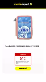 Media Expert gazetka Strona 10: Piórnik Kids Euroswan Stitch €61,87
