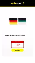 Media Expert gazetka Strona 25: Kreda Neo Tools 13-961 12-pak €18,99