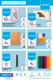 Pepco gazetka tydzień 34 Strona 15: Zestaw geometryczny 7-elementowy €10,00, Teczka A4 z gumką €4,00