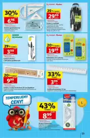 Auchan gazetka tydzień 34 Strona 13: Zestaw z cyrklem €29,99, Zestaw geometryczny €6,98