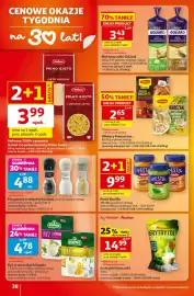 Auchan gazetka tydzień 34 Strona 38: Winiary Pomysł na Kurczak €2,65, Ryż Kupiec €4,78
