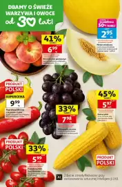 Auchan gazetka tydzień 34 Strona 4: Pomidory mini San Marzano €5,99, Melon miodowy €2,95