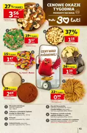 Auchan gazetka tydzień 34 Strona 41: Czekolada Grzyski €3,57, Oriental Peanuts €1,18