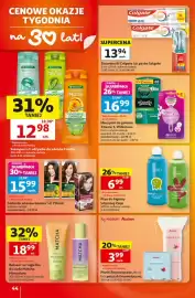 Auchan gazetka tydzień 34 Strona 44: Płatki kosmetyczne €3,99, Maszynki do golenia Xtreme 3, Wilkinson €16,99