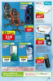 Auchan gazetka tydzień 34 Strona 49: Pendrive Platinet €24,99, Smartfon Xiaomi REDMI 15 €549,00