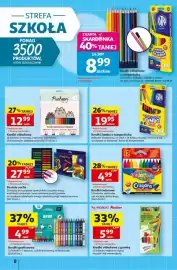 Auchan gazetka tydzień 34 Strona 8: Kredki Jumbo z temperówką €19,95, Pastele suche €27,99