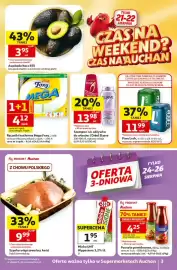 Auchan gazetka | Supermarket Strona 3: Ręczniki kuchenne Mega Foxy €4,12, Szynka wieprzowa bez kości €9,99