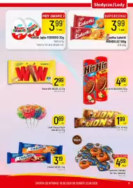 Delikatesy Piotruś Pan gazetka Strona 13: Wawel Kasztanki, Malaga, Tiki Taki, Adwokat €4,69, Baton Lion NESTLE €1,99