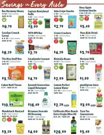 Market of Choice weekly ad week 33 Page 6: Bioitalia Beans €2,99, Horizon Milk €1,89
