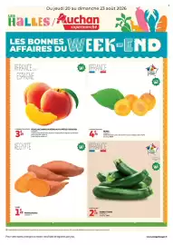 Catalogue Auchan Supermarché | week-end page 1: PRUNES €4,79, PÊCHES, NECTARINES OU PÊCHES PLATES PRÊTES À DÉGUSTER €3,29