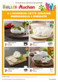 Catalogue Auchan | Bons plans page 1: TRECCIA Mozzarella di Bufala DOP Campana Tresse €3,99