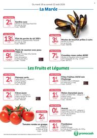 Catalogue Promocash page 2: Promo - filet de perche du nil 200/+ €13,99, Promo - framboises €1,79