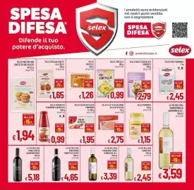 Volantino A&O Pagina 12: Selex frullini farciti alla mela €1,65, Selex Tortilla €0,99