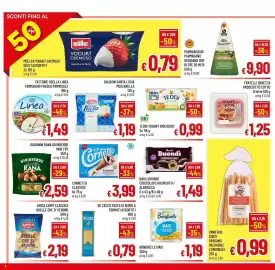 Volantino A&O Pagina 2: Galbani Santa Lucia Mozzarella €1,19, Prosciutto cotto Toast Beretta €1,25