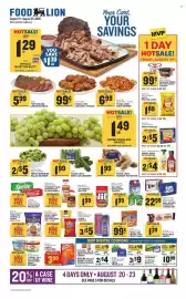 Food Lion weekly ad week 34 Page 1: Dannon Remix or Two Good Yogurt €0,99, Pork Whole Boston Butt €1,29