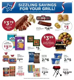 Kroger weekly ad week 34 Page 5: Private Selection Gourmet Potatoes €3,99, Kroger Cheese Slices €3,29