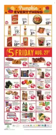 Safeway weekly ad week 34 Page 4: General Mills Pumpkin Spice Cheerios Cereal €3,99, Starbucks Coffee €7,00