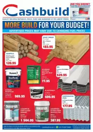 Cashbuild catalogue Page 1: SABS TIMBER €183,95, GUMPOLE CCA Treated €120,95