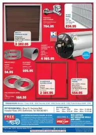 Cashbuild catalogue Page 2: KWIKOT SUPERLINE "B" GEYSER €4.985,95, GALVANISED WIRE €164,95