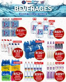 Take 'n Pay catalogue week 34 Page 62: Aquelle Flavoured Assorted €99,99, AQuellé Natural Spring Water €36,99