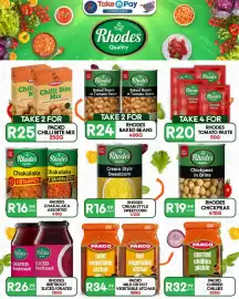 Take 'n Pay catalogue week 34 Page 20: Pakco vegetable atchar €34,99, Rhodes Beetroot Sliced/Grated €26,99