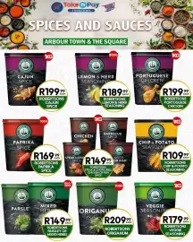 Take 'n Pay catalogue week 34 Page 45: Robertsons Cajun Spice €199,99, Robertsons Portuguese Chicken €199,99