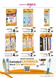 Volantino Spazio Conad | Scuola 2026 Pagina 20: Penna a scatto gel quick dry bic €1,99, Set Penne Cristal Pastel Bic €2,59
