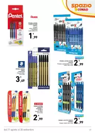 Volantino Spazio Conad | Scuola 2026 Pagina 21: Penne a sfera a scatto pointball stabilo €2,99