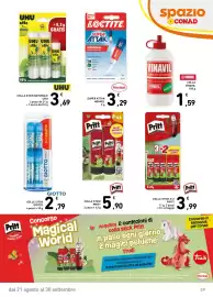 Volantino Spazio Conad | Scuola 2026 Pagina 29: Colla stick Pritt €5,90, Colla Vinavil €1,59