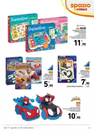 Volantino Spazio Conad | Scuola 2026 Pagina 43: Travel Games Ravensburger €5,90, Veicoli Spidey €10,90