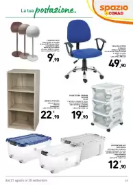 Volantino Spazio Conad | Scuola 2026 Pagina 45: Libreria 3 ripiani €22,90, Contenitore 4up Tontarelli €12,90